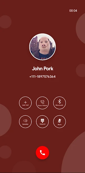 John Pork Fake Video Call Screenshot 3