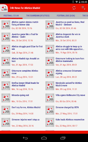 24h News for Atlético Madrid Screenshot 3