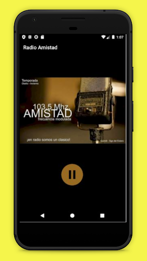 Radio Amistad Screenshot 1