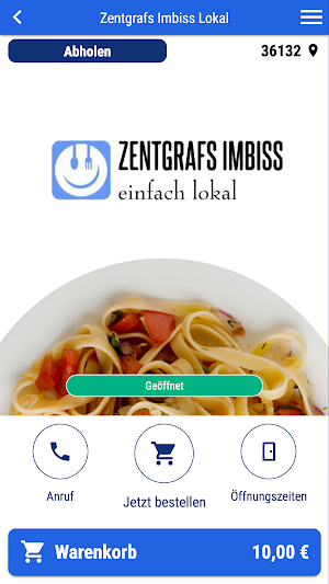 Zentgrafs Imbiss Lokal Screenshot 0