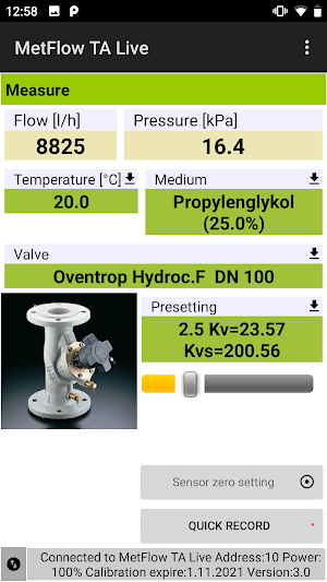 MetFlow TA Live Screenshot 1