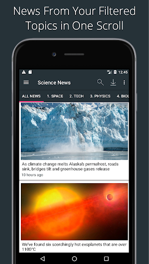 Science News Daily: Science Articles and News App  Screenshot 1