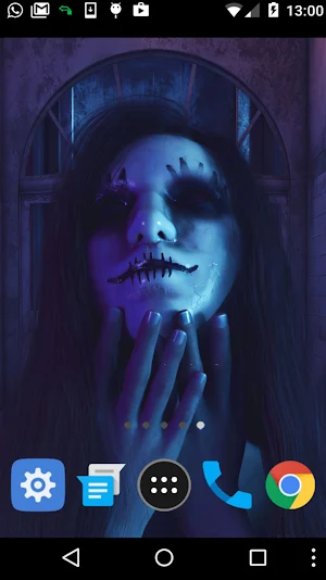 scary mask wallpaper Screenshot 1