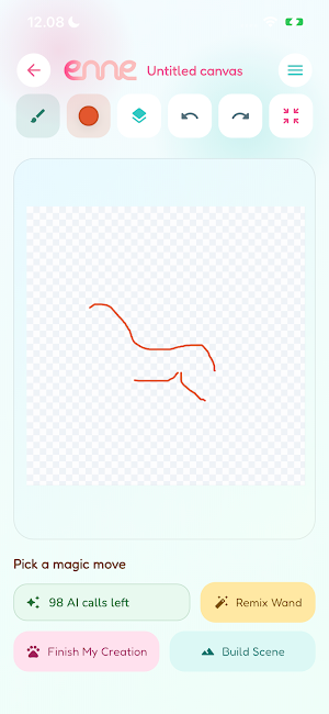 Enne - drawing with AI Screenshot 0