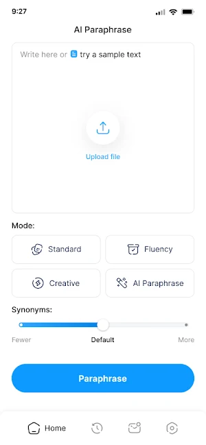 AI Paraphrase Screenshot 1