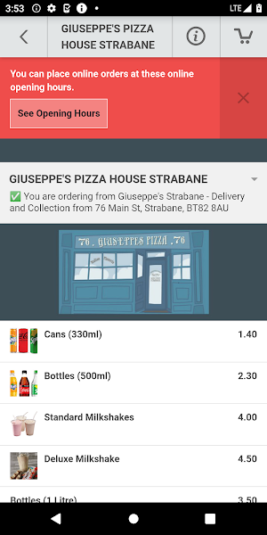 Giuseppes Pizza Screenshot 2