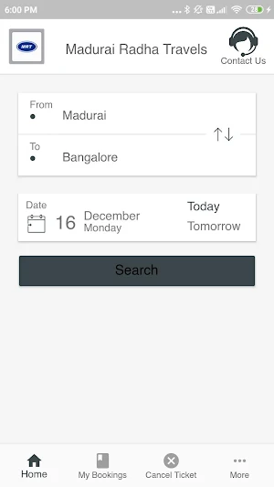 Madurai Radha Travels Screenshot 1
