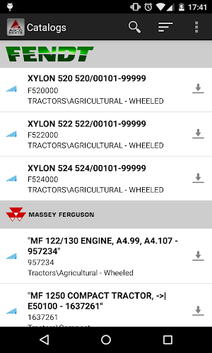 AGCO Parts Books To Go Screenshot 1