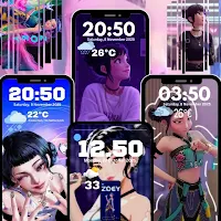 KPOP Zoey Demon Hunters Wallp