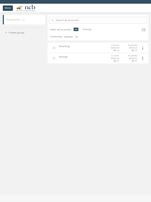 NCB Treasury 24/7 Screenshot 1