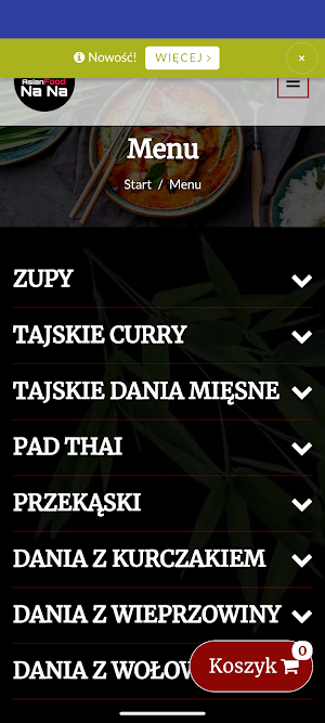 Asian Food NaNa Pabianice Screenshot 0