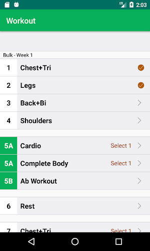 90 Day Workout Tracker Body Bu Screenshot 0
