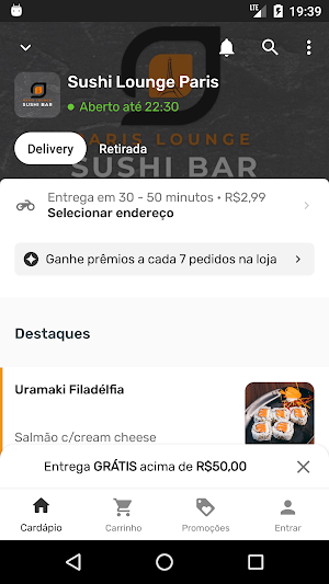 Sushi Lounge Paris Screenshot 0