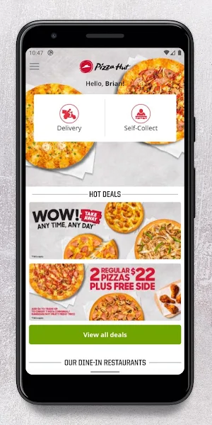 Pizza Hut - Singapore Screenshot 1