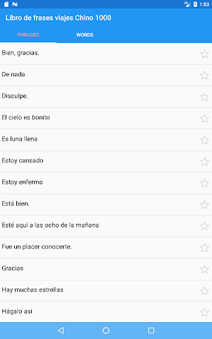 Libro de frases viajes Chino 1000 Screenshot 2