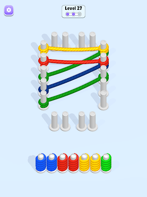 Rope Match 3D: Tangle Puzzle Screenshot 2