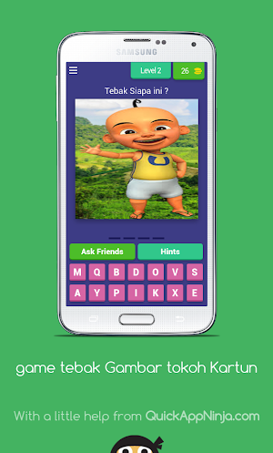 Game Tebak Gambar Tokoh Kartun Screenshot 1
