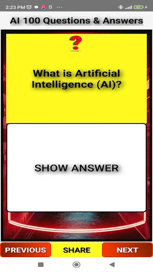 AI 100 Questions and Answers Screenshot 1