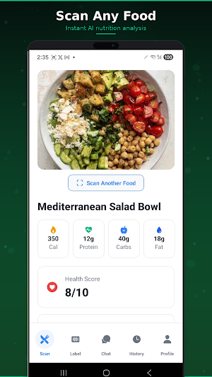 FoodLens - AI Food Scanner Screenshot 0