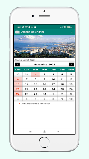 Algérie Calendrier 2022 Screenshot 3