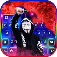 Smokey Anonymous Keyboard Background