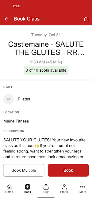 Maine Fitness Screenshot 2