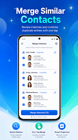Duplicate Contacts Cleaner Screenshot 1