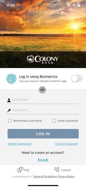 Colony Credit Cards Screenshot 0
