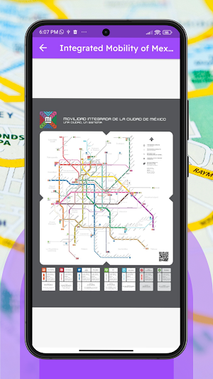 Mexico City Metro Map Offline Screenshot 0