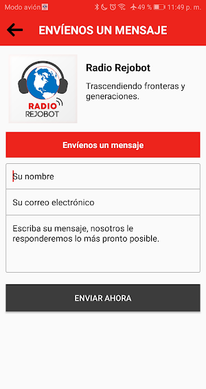 Radio Rejobot Guatemala Screenshot 2