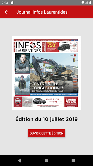 Journal Infos Laurentides Screenshot 2