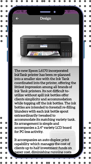 Epson L6170 Series guide Screenshot 1