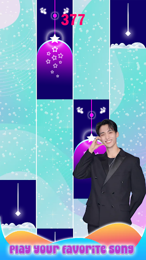 SEVENTEEN - Thunder Piano Game Screenshot 1