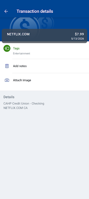 CAHP Credit Union Mobile Screenshot 3