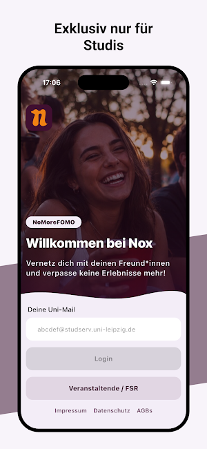 Nox - Your Student Network Screenshot 0