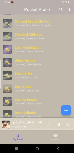 Pocket Audio - Music Gallery Screenshot 1