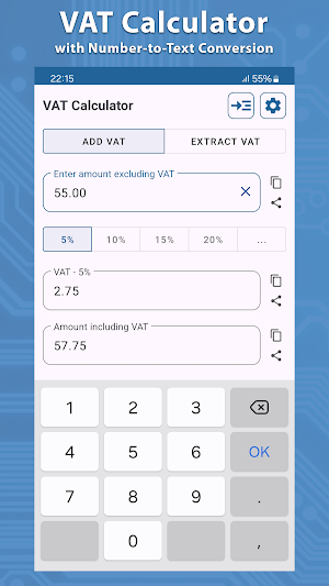 VAT Calculator Screenshot 0