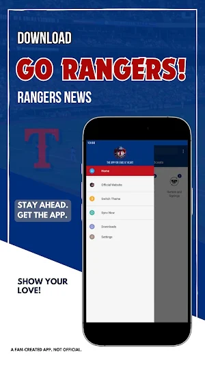 Go Rangers Texas Rangers News Screenshot 0
