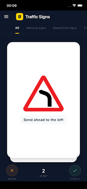 Traffic signs Screenshot 0