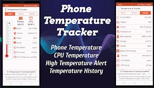 Phone Temperature Tracker Screenshot 0
