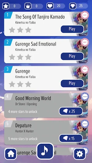 Anime Piano Demon Slayer Tanjiro Tiles Screenshot 2