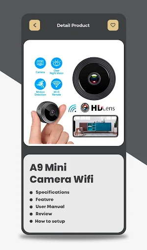 A9 Mini Spy Camera App Guide Screenshot 2