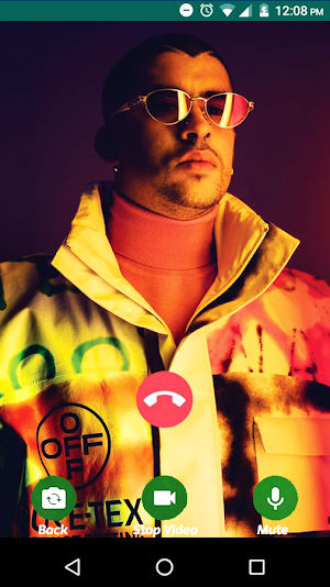 Bad Bunny Fake Chat & Video Call Screenshot 2