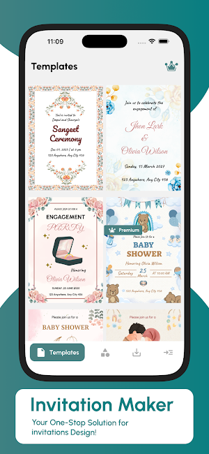 Invitation Maker: Card Design Screenshot 0