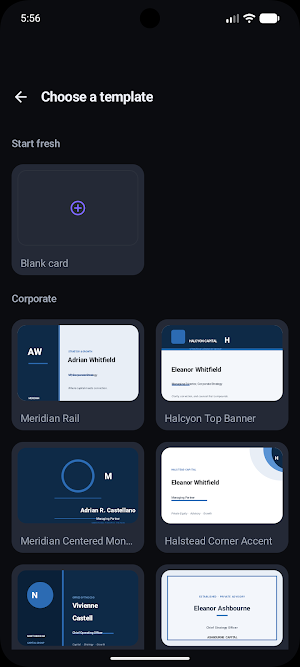 Bussiness Card Maker & Design Screenshot 3