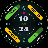 Square Circle WatchFace SAM-16