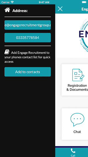 Engage Recruitment Screenshot 1