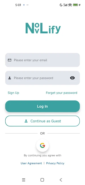 NovLify Screenshot 0