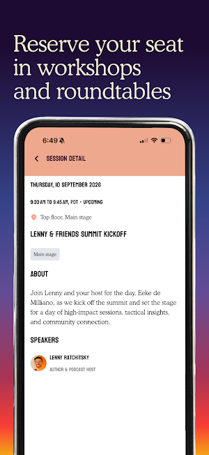 Lenny & Friends Summit Screenshot 2