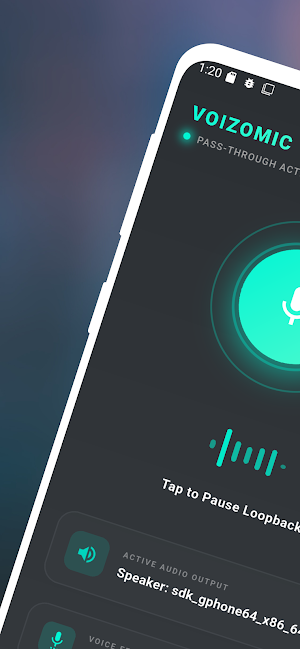 Voizomic: Live Mic & Voice FX Screenshot 0